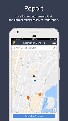Android application GovAlert screenshort