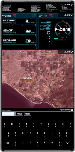 Futuristic Hacker Launcher Screenshot 4 - AppWisp.com