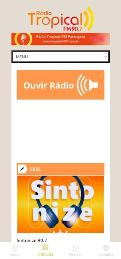 Tropical FM Porangatu Screen 3