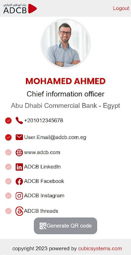 My ADCB Screen 2