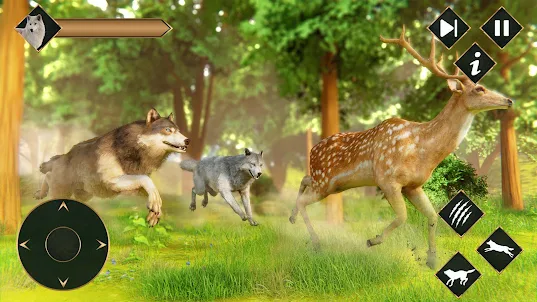 Wolf Simulator Wild Animal Sim