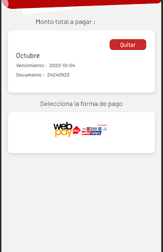 Android application Cliente Colun App screenshort