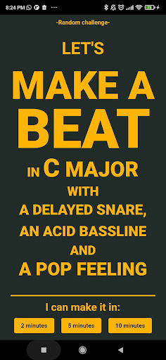 MAKE A BEAT Screen 2