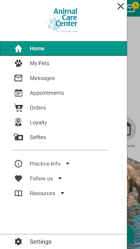 Screenshot of Animal Care Center Baxter