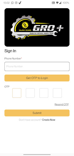 Gajra GRO+ Loyalty App Screen 2
