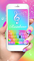 screenshot of Rainbow1 Keyboard Theme