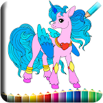 Cover Image of Download Unicorn Coloring Book 3.0 APK