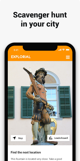 Android application Explorial screenshort
