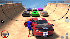 screenshot of Superhero Car: Mega Ramp Games