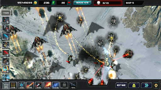 Tower Defense Legend War SciFi Screen 3