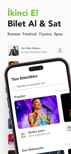 Android application Bilet Garajı screenshort