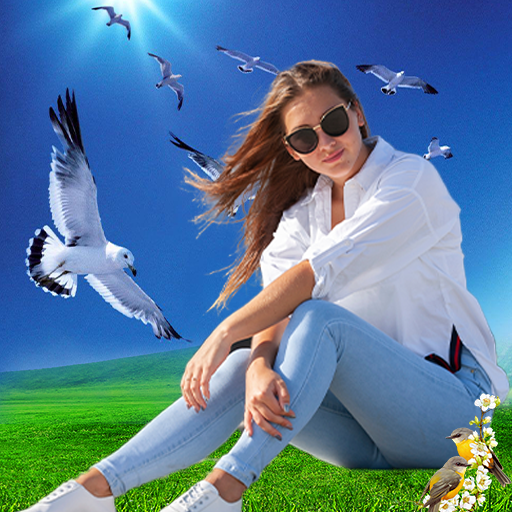 Bird Photo Editor background logo