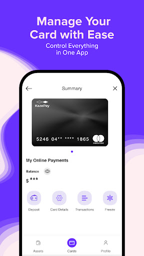 Android application KazePay screenshort