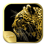 Golden Leopard Wallpaper HD of wild Leopards icon