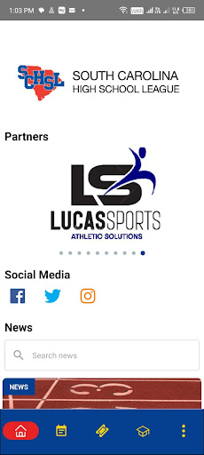 Android application SCHSL screenshort