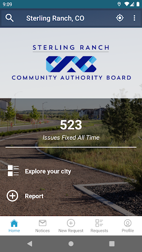 Android application Sterling Ranch 311 screenshort
