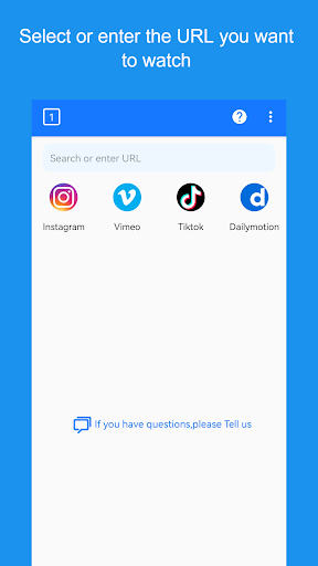 Android application VideoDownload app - Vownloadr screenshort