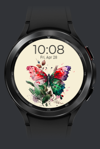 Butterfly Watch Face Screen 3