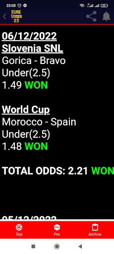 Sure 2 Under 2.5 Tips