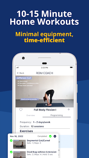 Screenshot of ROM Coach (Mobility Workouts)