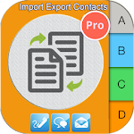 Cover Image of Télécharger Import Export Contacts Pro 1.4 APK