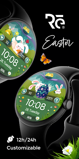 Easter Bunny - Watch Face Screen 2