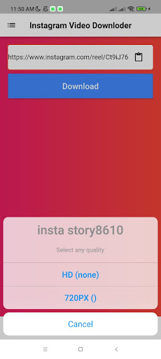 Insta Video Saver & Downloader Screen 2