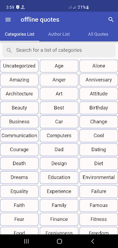 Android application Quotes Offline screenshort