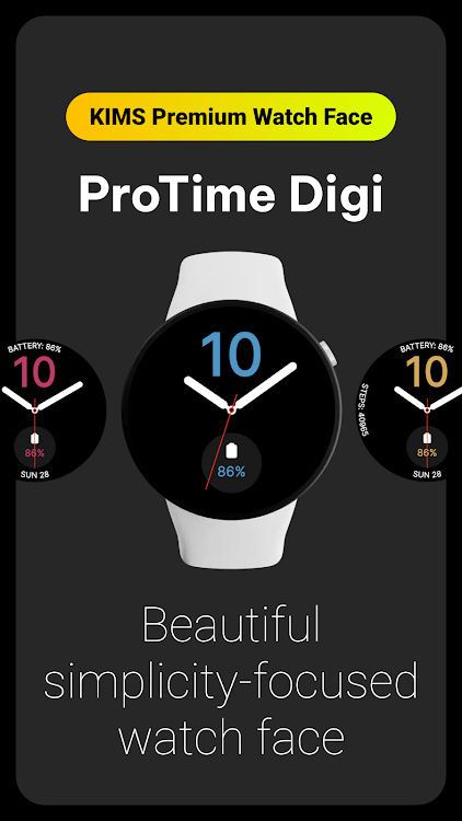 ProTime Digi Watch Face - 1.0.1 - (Android)