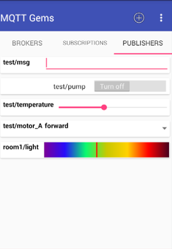 MQTT Gems Screen 3