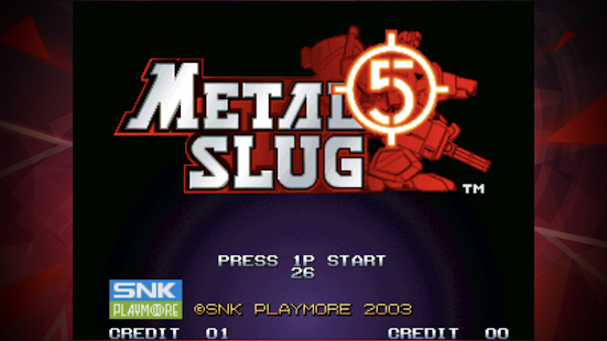 Екранна снимка на METAL SLUG 5 ACA NEOGEO