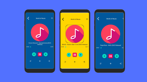 Android application Music Player screenshort