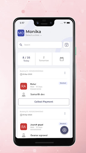 Android application Healic Backoffice screenshort