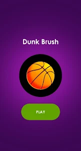Basketball Dunk Brush Shot