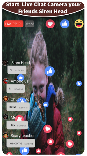 fake call chat with Siren Head Screen 3