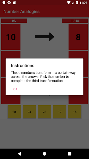 Android application COGAT Trainer Grade 6 screenshort