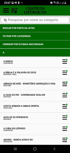 Cânticos Litúrgicos Screen 2