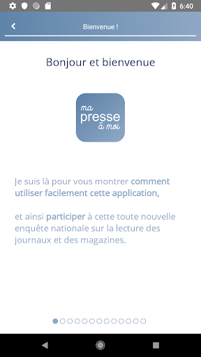 Android application Ma presse à moi screenshort