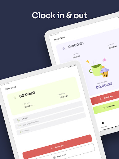 Time Clock: Easy Hours Tracker screenshot