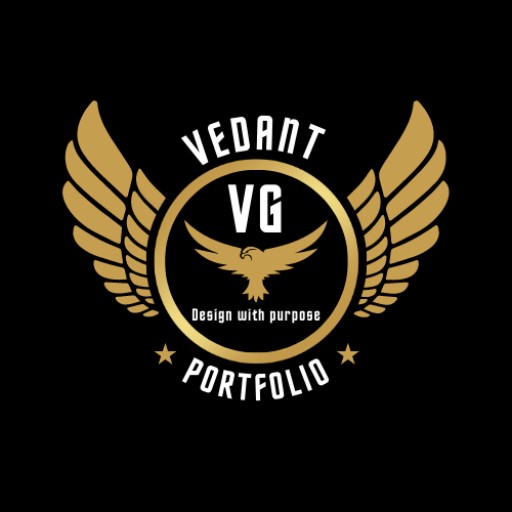 Vedants Portfolio Showcase logo