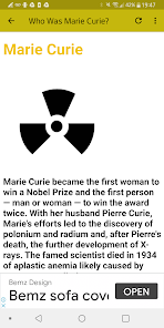 Imágen 2 Marie Curie(Biography, facts,  android