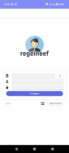 Android application Regelneef screenshort