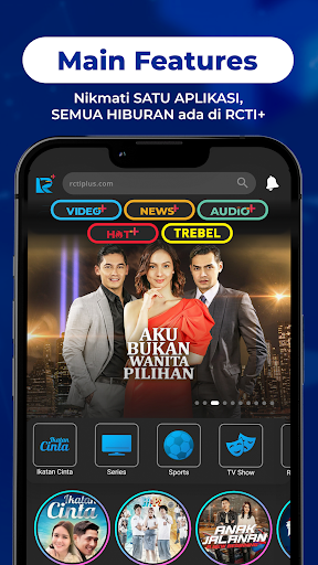 Android application RCTI+ Superapp screenshort