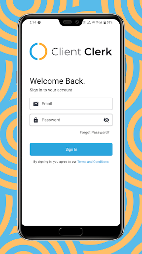 Android application Client Clerk screenshort