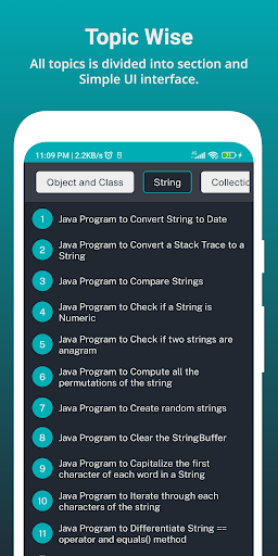 Java Programs Screenshot