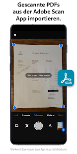 Adobe Acrobat Reader für PDF Screenshot