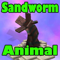 Песочный Червь Ужасное Существо в игре Майнкрафт