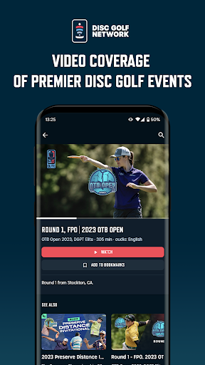 Screenshot of Disc Golf Network
