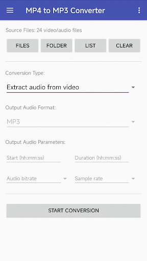 MP4 to MP3 Converter Screen 2
