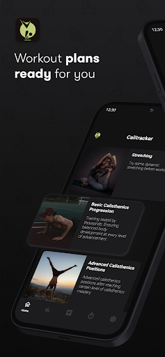 Android application Calisthenics Workout Planner screenshort